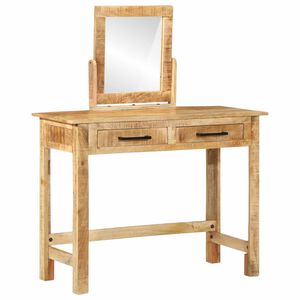 vidaXL Mesa Tocador Marr&oacute;n 100 x 40 x 120 cm Madera de mango maciza