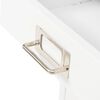 vidaXL Armario archivador con 5 cajones metal blanco 28x35x35 cm