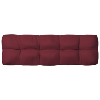 vidaXL Cojines para sofá de palets 7 piezas rojo tinto