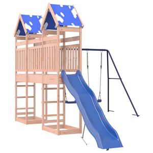vidaXL Parque infantil de exterior madera maciza Douglas3156935