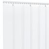 vidaXL Tira de cortina para puertas PVC transparente 200x1,6 mm 50 m