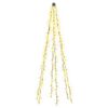 vidaXL Luces de &aacute;rbol de Navidad con 6 LED 540 LED Blanco C&aacute;lido