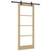 vidaXL Puerta Corredera Natural 86 x 211 cm