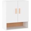 vidaXL Armario de pared madera contrachapada blanco 60x31x70 cm