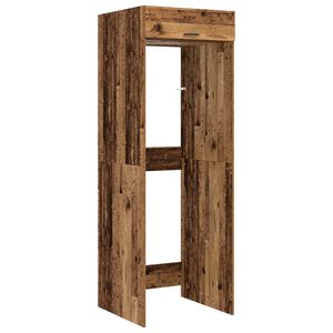 vidaXL Armario para lavadora Madera vieja 67,5 x 68 x 200 cm