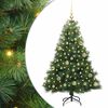 vidaXL Árbol de Navidad artificial con 150 LED Verde 150 cm PE y PVC