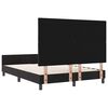vidaXL Cama tipo Box Spring con cabecera Negro 140 x 190 cm Terciopelo