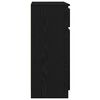 vidaXL Aparador con cajón roble negro 71x35x84 cm madera de ingeniería