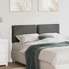 vidaXL Cabecero tapizado y Gris Claro 160 cm Madera de pino macizo