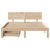 vidaXL Estructura de cama con cajones madera maciza de pino 160x200 cm