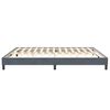 vidaXL Estructura de cama sin colch&oacute;n terciopelo gris oscuro 200x210cm