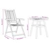 vidaXL Conjunto de Comedor de Jard&iacute;n 3 pcs Marr&oacute;n