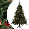 vidaXL &Aacute;rbol de Navidad artificial con bolas 210 cm 300 LED