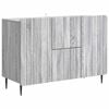 vidaXL Aparador Gris Sonoma 89 x 34,5 x 62 cm Madera de Ingenier&iacute;a