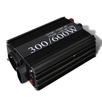 Convertidor 300/600 vatio negro