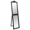 vidaXL Espejo de pie negro 45x180 cm