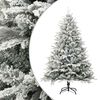 vidaXL &Aacute;rbol de Navidad artificial con nieve PVC y PE verde 180 cm