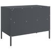 vidaXL Muebles para TV 2 unidades acero gris antracita 68x39x50,5 cm