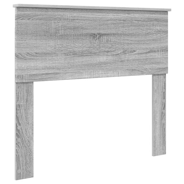 vidaXL Cabecero Gris Sonoma 100 cm Madera contrachapada