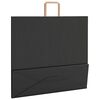 vidaXL Bolsas de papel con asas 250 uds negra 54x15x49 cm