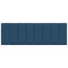 vidaXL Cabecero de cama acolchado Hanko tela azul 140 cm