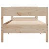 vidaXL Estructura de cama sin colch&oacute;n madera maciza de pino 90x200 cm