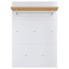 Germania Perchero panel GW-Rimini GW-Frisco 75x30x110cm roble y blanco
