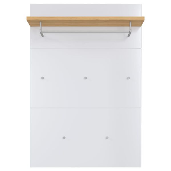 Germania Perchero panel GW-Rimini GW-Frisco 75x30x110cm roble y blanco