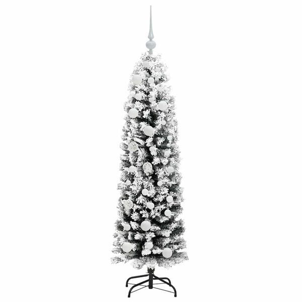 vidaXL &Aacute;rbol de Navidad artificial Verde 150 cm PVC, Acero y Pl&aacute;stico