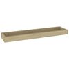vidaXL Estantes de pared Loggia 4 uds color roble MDF 60x15x4 cm