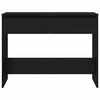 vidaXL Mesa Consola con caj&oacute;n Roble Negro 100 x 35 x 76,5 cm