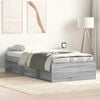 vidaXL Estructura de cama gris Sonoma 90x200 cm