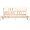 vidaXL Estructura de cama sin colch&oacute;n madera maciza de pino 180x200 cm