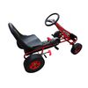 vidaXL Kart para niños con pedales rojo