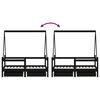 vidaXL Estructura de cama ni&ntilde;os con cajones madera pino negro 70x140cm