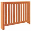 vidaXL Cubierta radiador madera maciza pino marr&oacute;n cera 108,5x19x84 cm