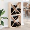 vidaXL Estante de Vino 2 pcs Natural 62 x 25 x 62 cm