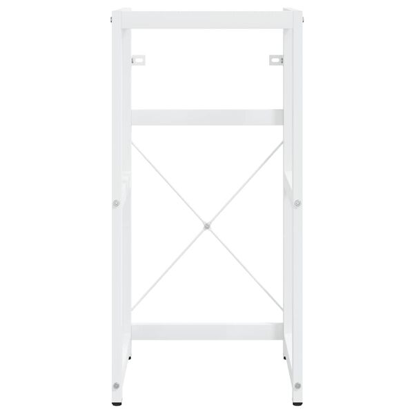 vidaXL Estructura de lavabo de hierro blanco 40x38x31 cm