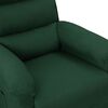 vidaXL Sill&oacute;n reclinable el&eacute;ctrico tela verde oscuro