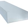vidaXL Valla para caracoles de acero galvanizado 392x25 cm