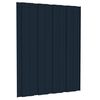 vidaXL Panel de techo 12 pcs Antracita 60 x 45 cm Acero galvanizado