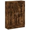 vidaXL Armario libros madera de ingenier&iacute;a roble humo 82,5x30,5x115 cm