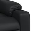 vidaXL Sill&oacute;n de masaje reclinable cuero sint&eacute;tico negro