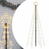 &Aacute;rbol de Navidad LED vidaXL con estacas 220 LEDs C&aacute;lido 180 cm (solo en AU)