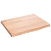 vidaXL Estante de pared madera de roble tratada marrón claro 40x30x2cm