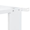 vidaXL Pedestal doble para lavadora y secadora con cajones blanco