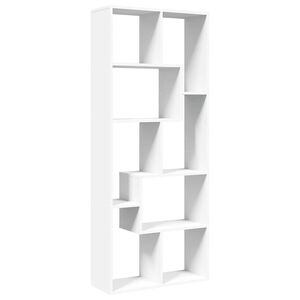 vidaXL Librer&iacute;a divisora madera ingenier&iacute;a blanca 67x25x161,5 cm