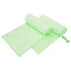vidaXL Toallas Deportivas 2 uds. Verde 200 x 100 cm