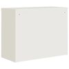 vidaXL Armario archivador acero blanco 90x40x110 cm