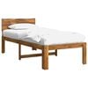 vidaXL Estructura de Cama Individual con Cabecera ROSTOCK Natural